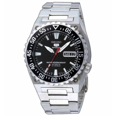 SEIKO 5 Sports SNZD71K1 Automatic Watch 7S36 Steel Hardlex 100m