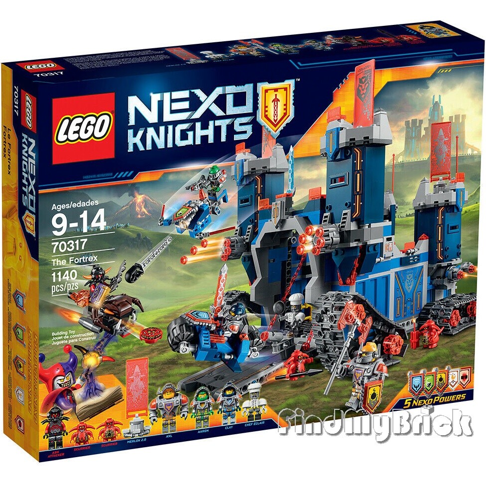 Lego Nexo Knights 70317 The Fortrex Castle - Authentic Factory