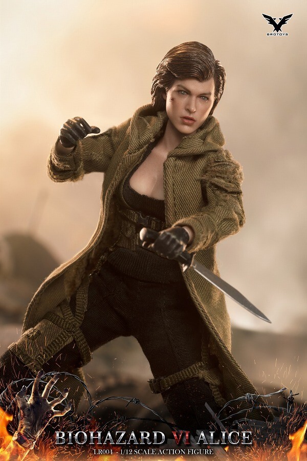 BROTOYS 1/12 Action Figure LR004 Alice Bio Hazard Resident Evil