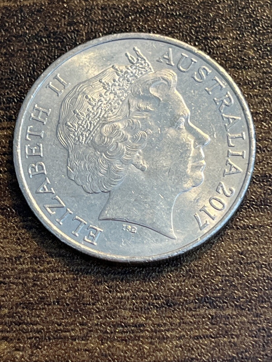 2017 Australia 20 Cents Copper-Nickel Platypus Q. Elizabeth II