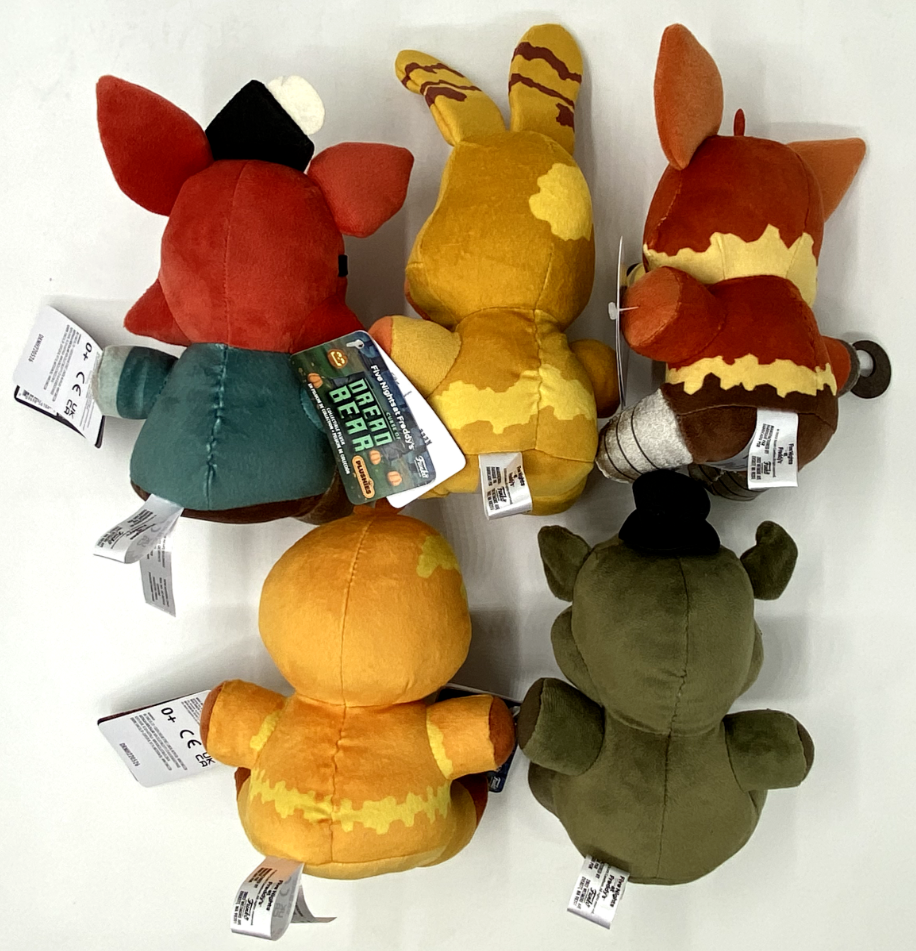 Funko Five Nights at Freddy's Assortment Set of 5 Plushies New