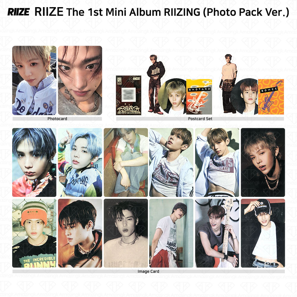 RIIZE The 1st Mini Album RIIZING Photo Pack Ver Official Photocard