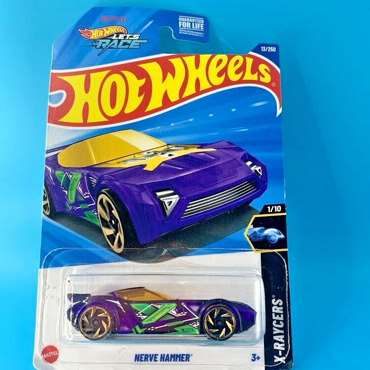 HOT WHEELS 2025 NERVE HAMMER TRANSPARENT PURPLE 13/250 HYX66 LET'S