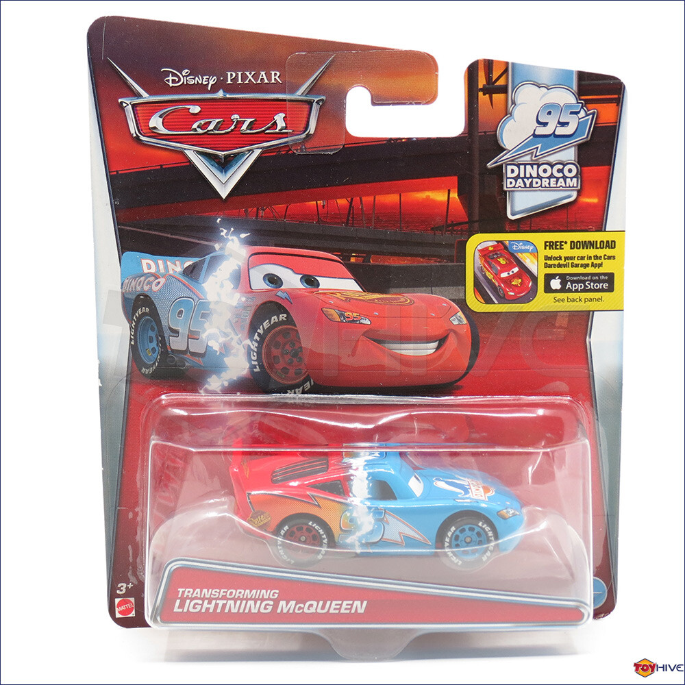 Disney Pixar Cars Transforming Lightning McQueen 2015 Dinoco