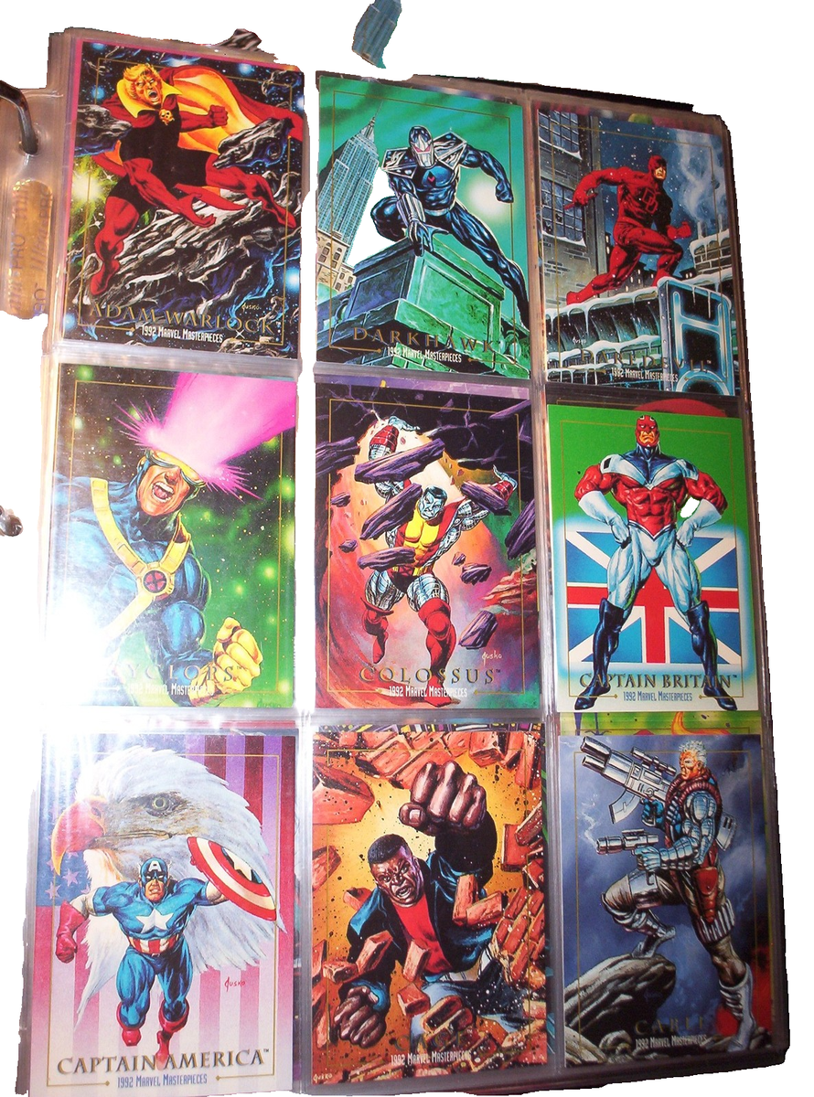 1992 1993 1994 MARVEL MASTERPIECES COMPLETE CARD SETS X-MEN JOE