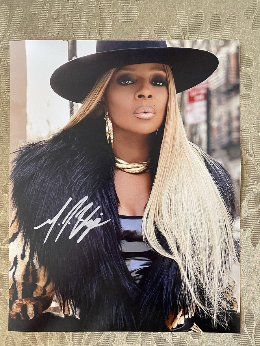 Mary J Blige Signed 8 X 10 Photo COA - | eBay