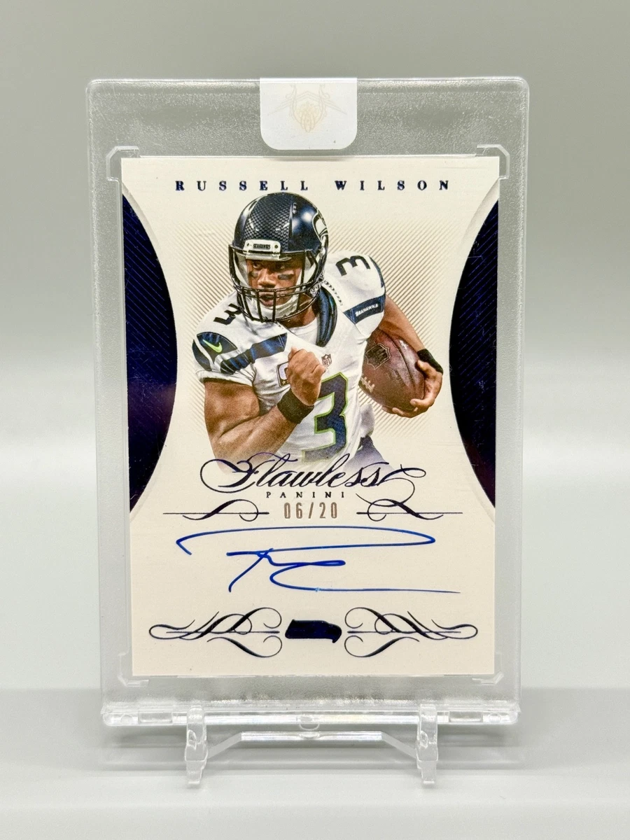 Russell Wilson Autograph Football Trading Cards for sale | eBay