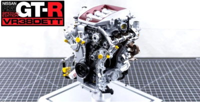 Nissan GT-R (R-35) VR38DETT V6 engine ✯ Eaglemoss 1:5 scale ✯ no