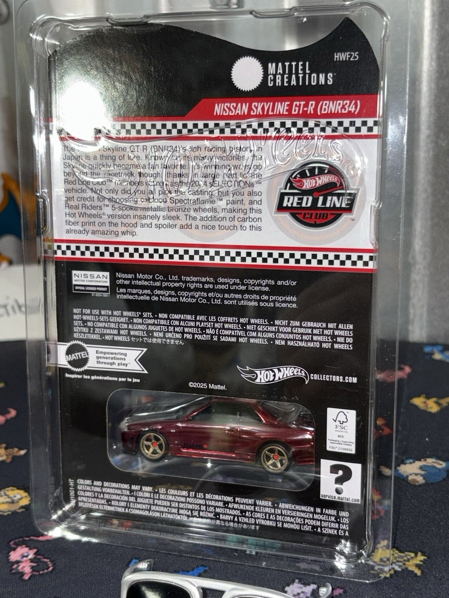 Hot wheels 2024 Selections Car Nissan Skyline GT-R (BNR34) Redline