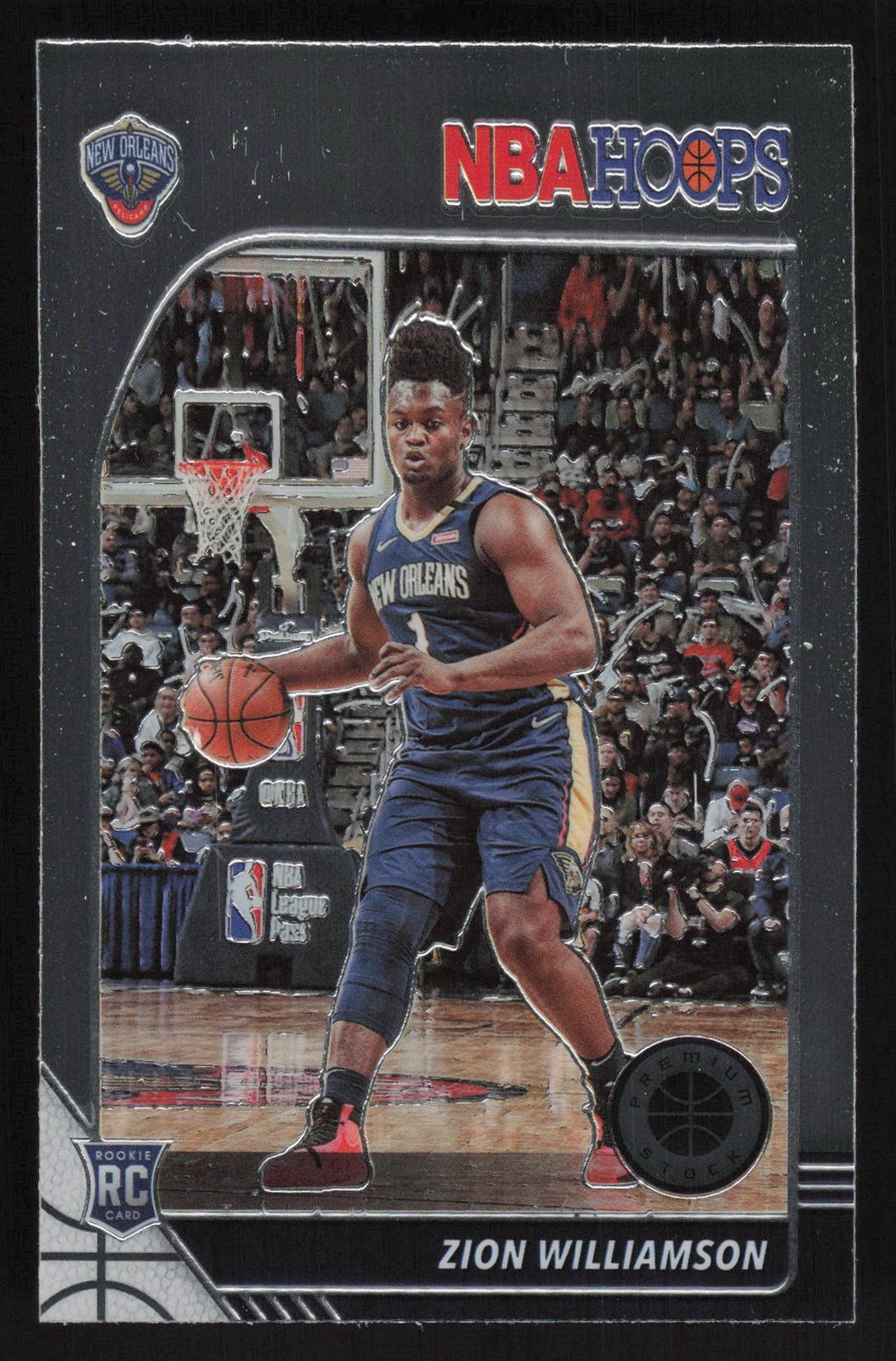 Zion Williamson 2019 Hoops Premium Stock #258 Base Price Guide