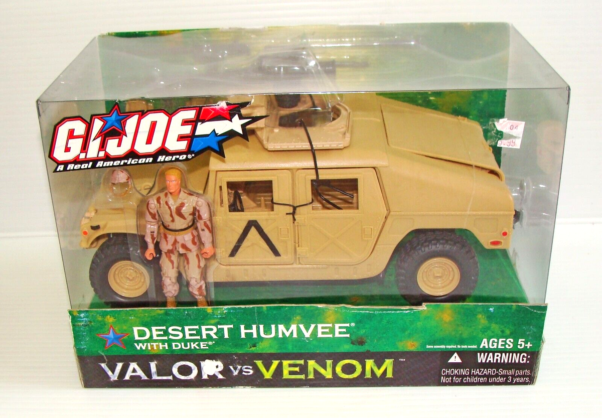 1:18 Hasbro G.I Joe U.S Army Humvee Desert Armored Humvee Vehicle