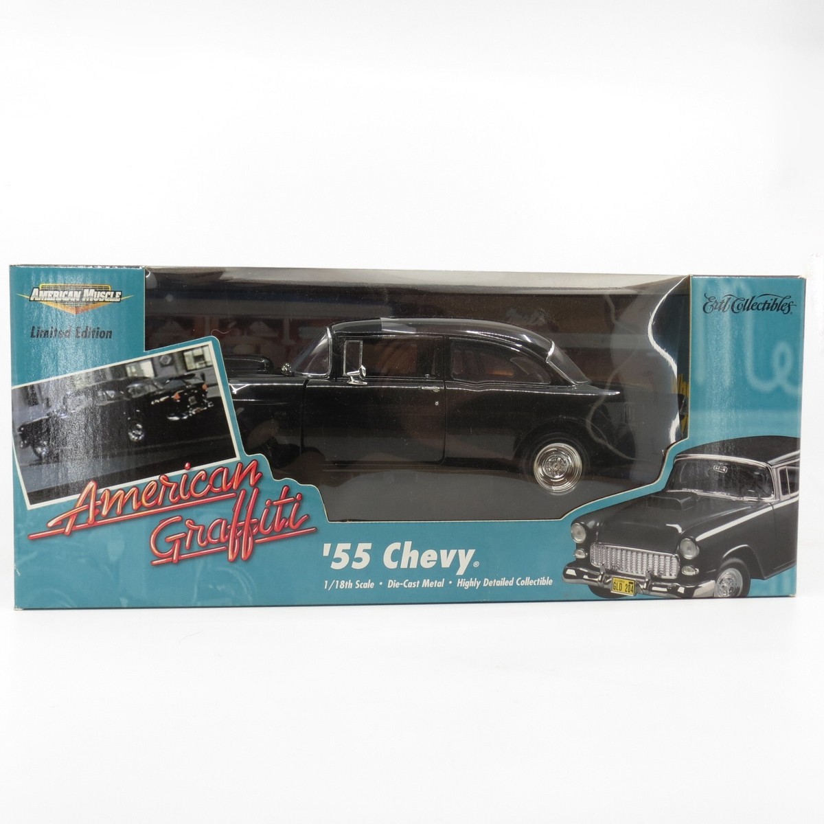 American Graffiti - 1955 Bob Falfa's 55 Chevy black 1:18 scale