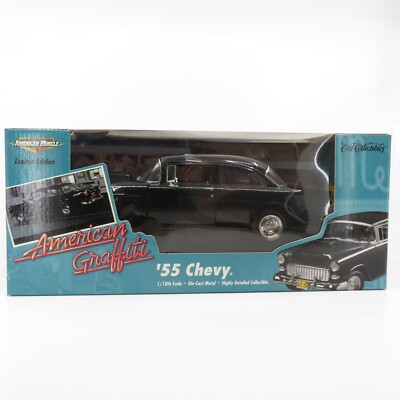 American Graffiti - 1955 Bob Falfa's 55 Chevy black 1:18 scale