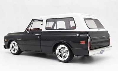 2024 ACME 1:18 *BLACK* 1972 Chevrolet BLAZER CUSTOM HIGH DETAILED