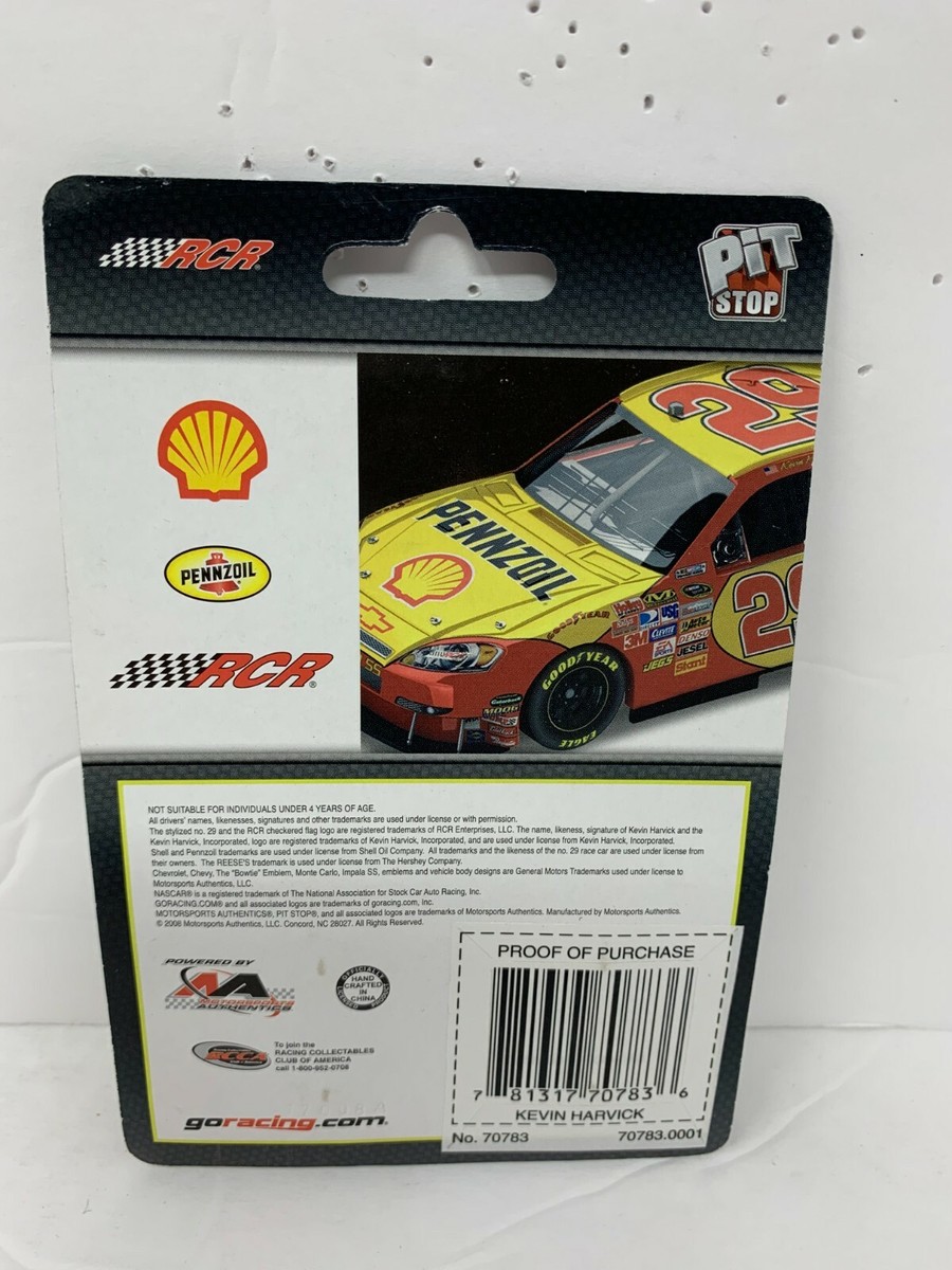 Motorsports Authentics Nascar #29 Kevin Harvick Pennzoil Pit Stop