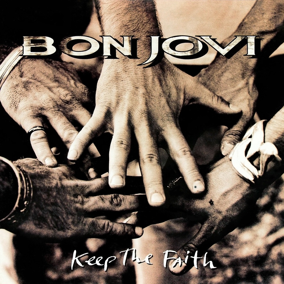 Bon Jovi Keep The Faith 12x12 Album Cover Replica Poster Gloss