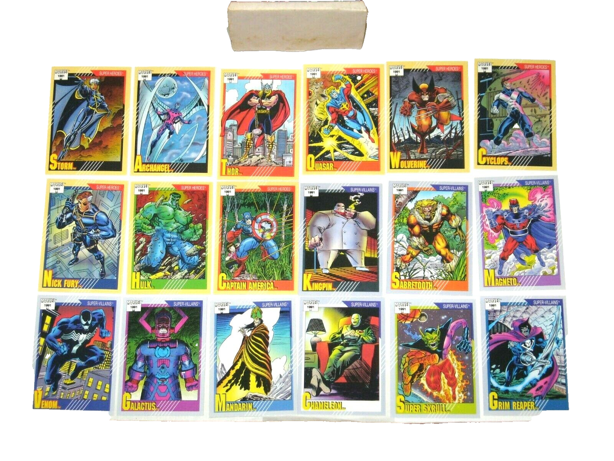1991 Marvel Universe Series 2 Trading Card COMPLETE BASE SET #1