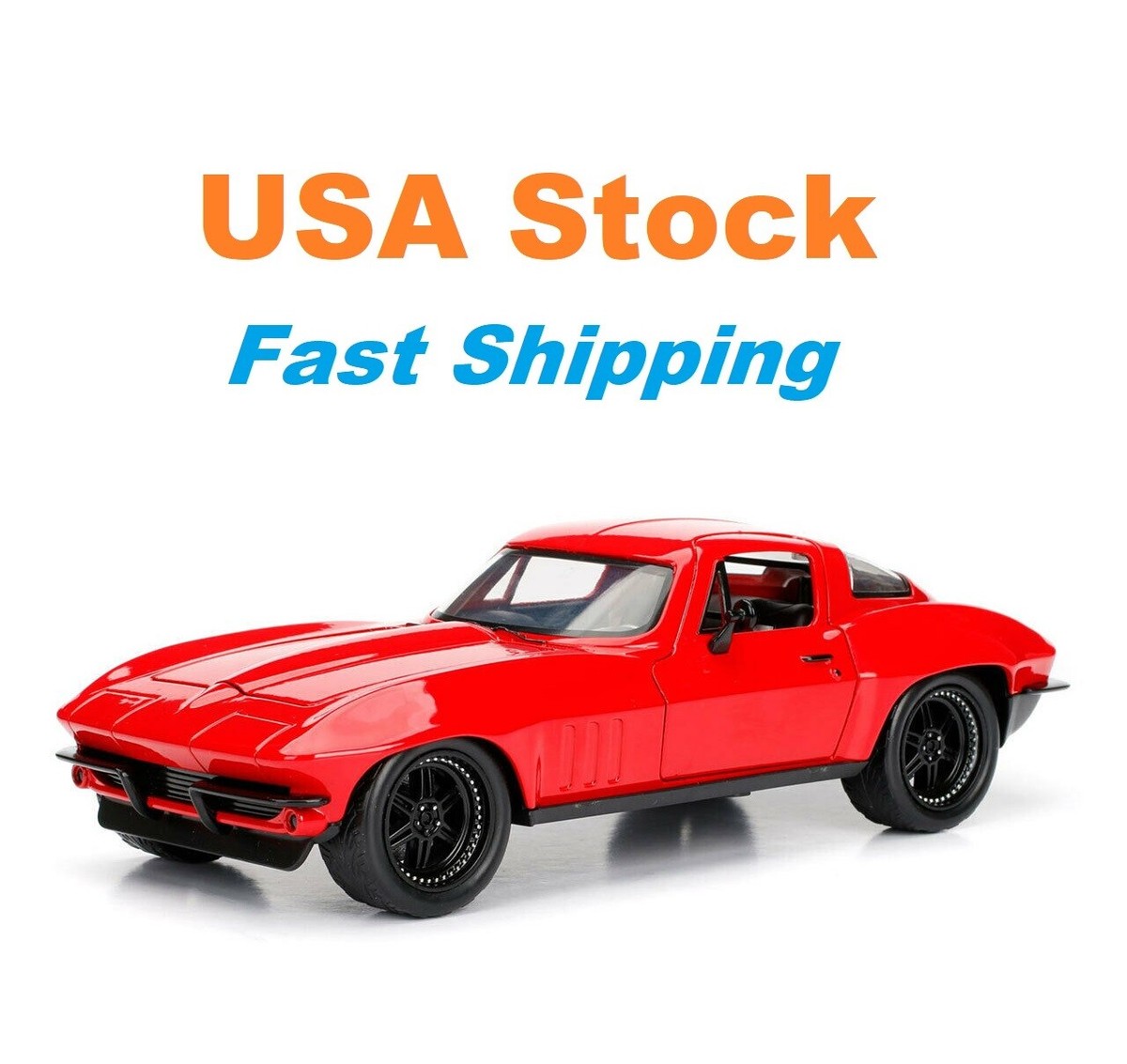 Fast And Furious 1966 Letty's Chevy Corvette, Jada, Diecast Toy
