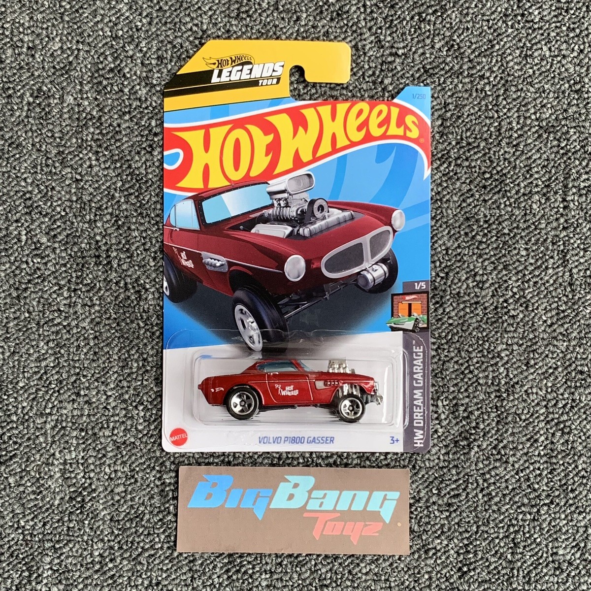Hot Wheels Volvo P1800 Gasser #1 Mainlines 2023 Case L (In-Stock
