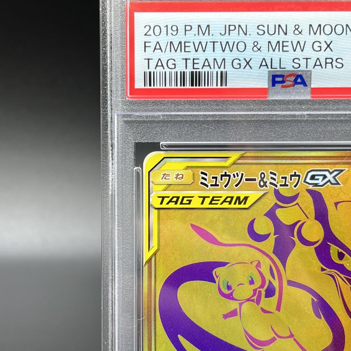 PSA 10 Mewtwo & Mew GX UR 222/173 SM12a Tag Team Pokemon Card