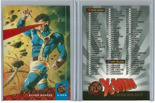 1995 Fleer Marvel Metal Silver Flasher #065 #65 KYMAERA Combo Ship