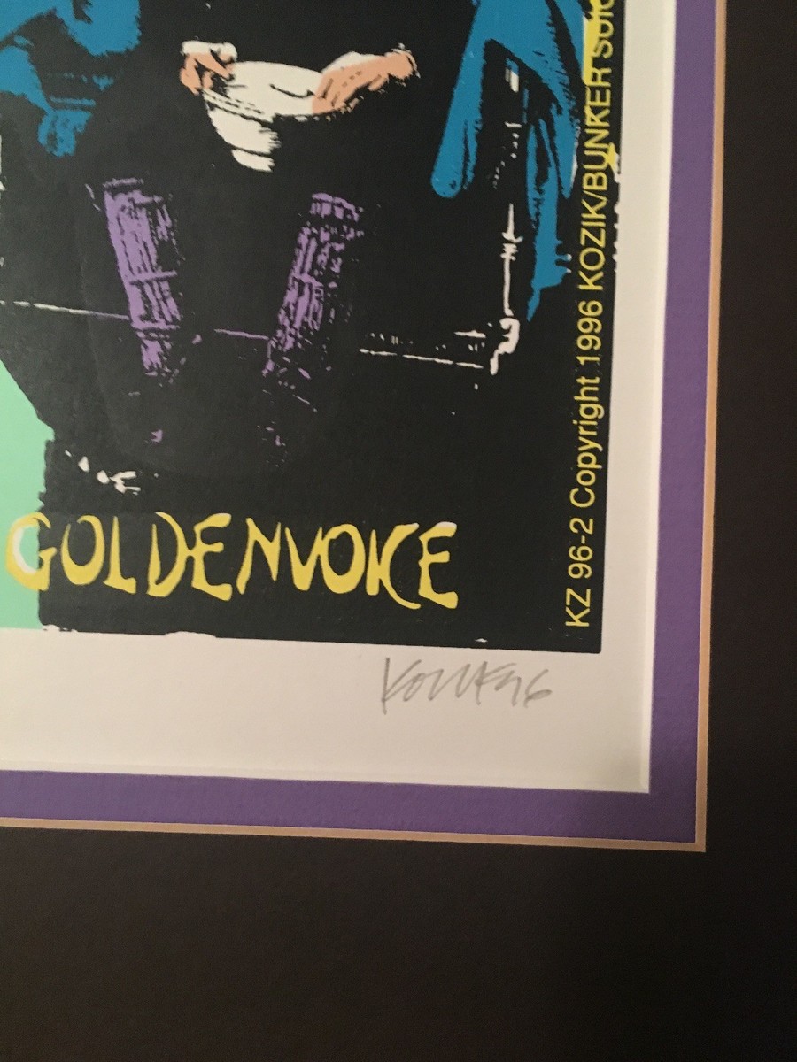 MINT 1996 Kozik Smashing Pumpkins Matted Poster Signed+Numbered