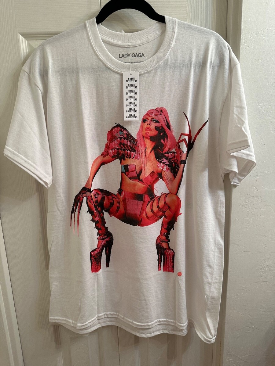 Lady Gaga Chromatica Scare Me UO T Shirt Mens Size Large NWT | eBay