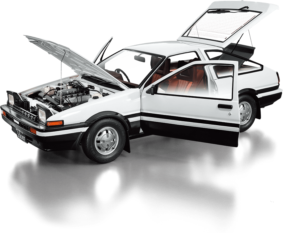 DeAGOSTINI TOYOTA Sprinter Trueno AE86 1983 1/8 Scale Weekly