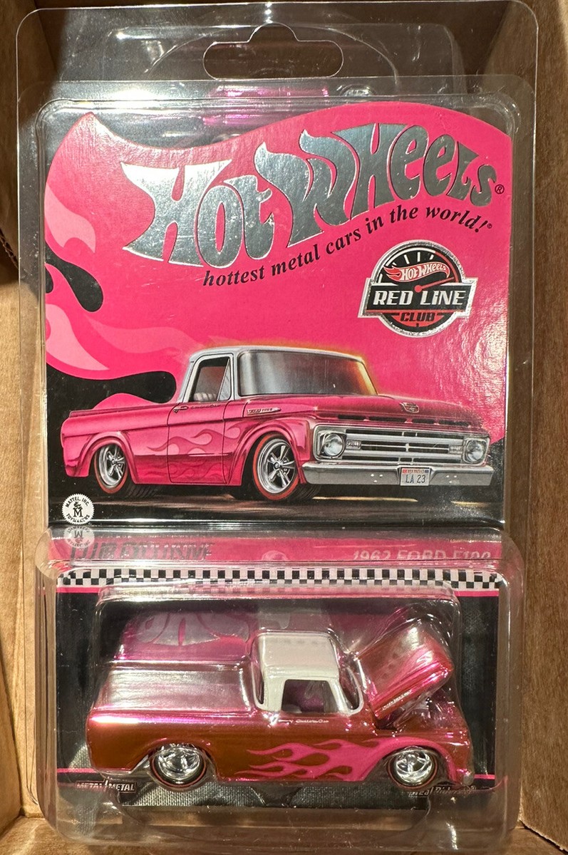 1962 Ford F100 Hot Wheels Collectors RLC Exclusive Pink Edition