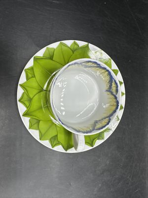 Vintage Taitu I Fiori 1989 Emilio Bergamin Italy flat porcelain