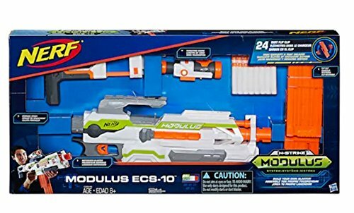 NERF- Modulus ECS-10 Blaster with 24 Dart Flip Clip | eBay