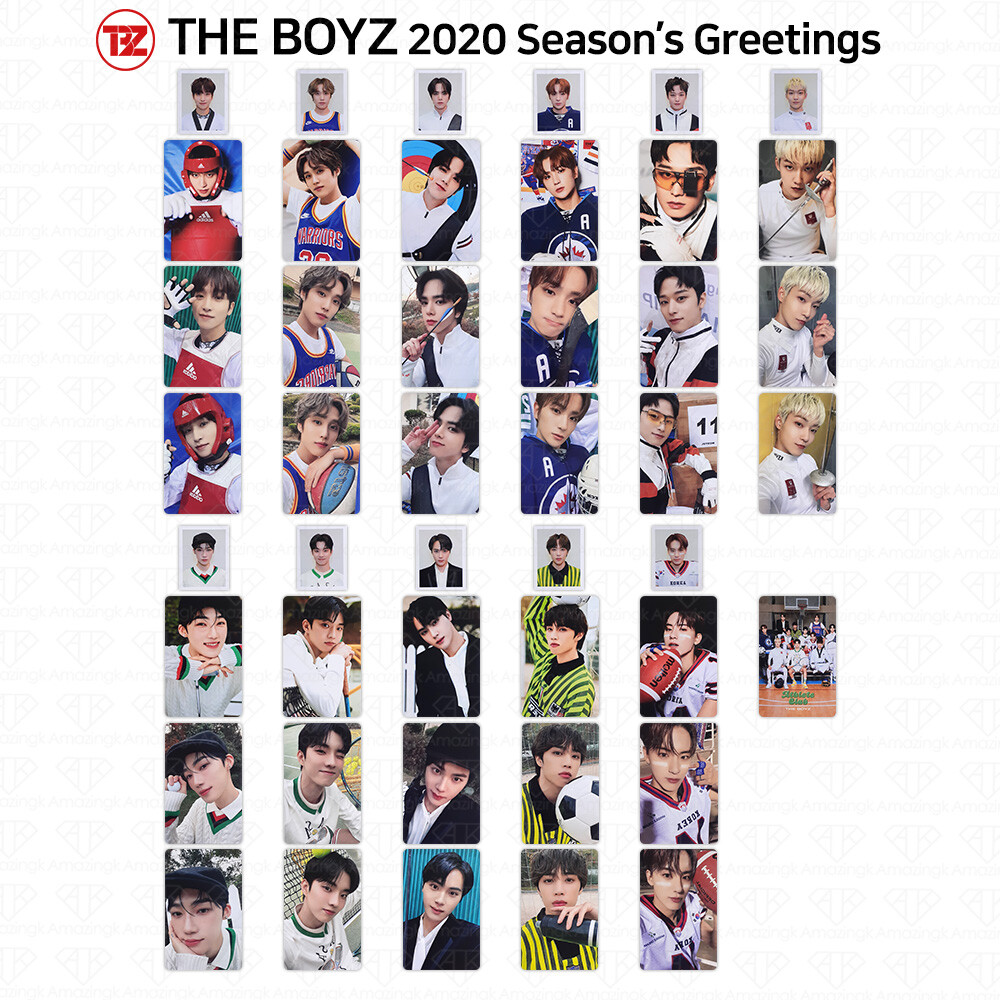 THE BOYZ 2022 Season's Greetings Photocard ID Photo K-POP KPOP | eBay