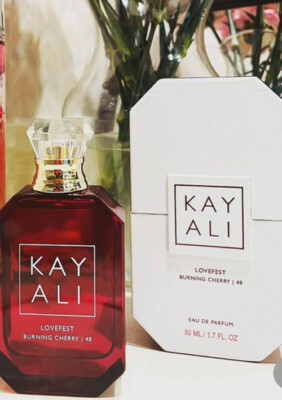 NEW Kayali Huda Lovefest Burning Cherry Eau De Parfum 1.7 fl oz In