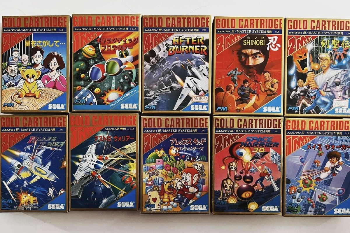 SEGA MARK 3 III Sega Master System Games New Dead Stock | eBay