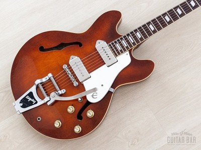 1981 Epiphone Casino Vintage Guitar w/ Bigsby B7 & Case, Japan