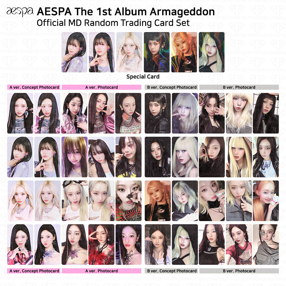 Aespa Armageddon POP UP MD Random Trading Card Photocard Special