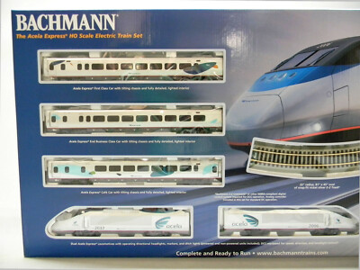 BACHMANN AMTRAK ACELA EXPRESS PASSENGER TRAIN SET HO SCALE