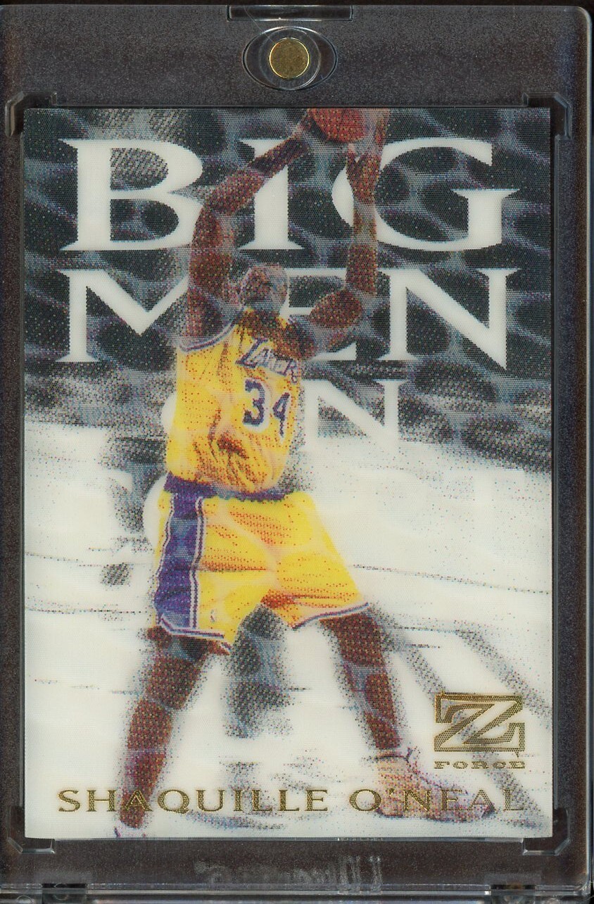 Shaquille O'Neal 1997 Skybox Z-Force #12BMOC Big Men on Court