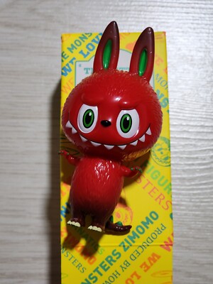 Labubu Zimomo Mini Series 4 Rojo Kasing Lung The Monster How2work