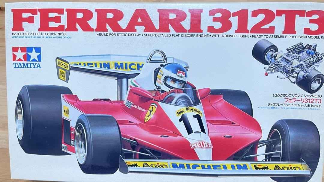 Vintage Tamiya Ferrari 312T3 1/20 Plastic Model Kit | eBay