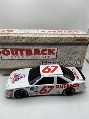 1990 Jeff Gordon #1 Outback Steakhouse 1:24 NASCAR Diecast Bank | eBay