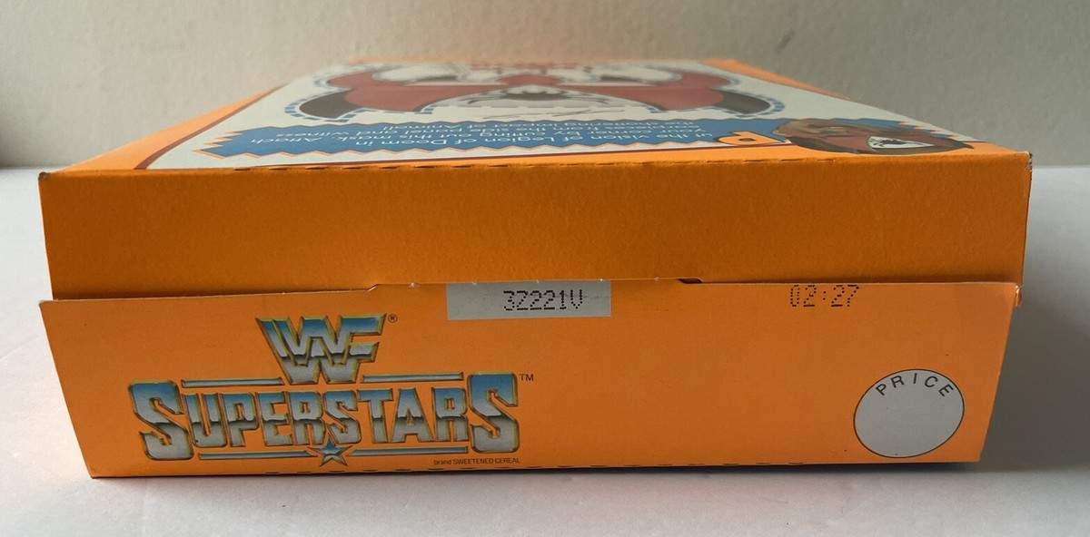 Vintage 1991 WWF Superstars Cereal Road Warriors LoD Cereal Box