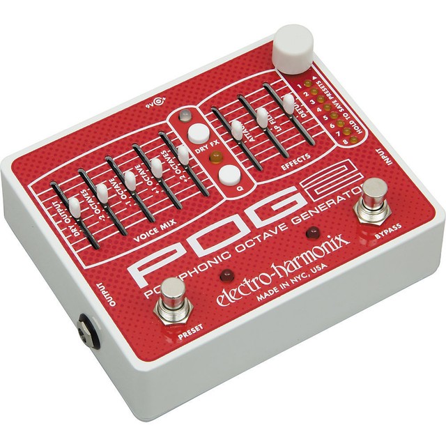 Electro-Harmonix POG2 Octave Guitar Effect Pedal for sale online
