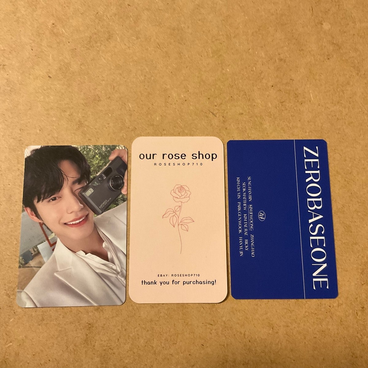 ZB1 Zerobaseone Zerose Seoul Fancon 2023 Trading Card Official MD