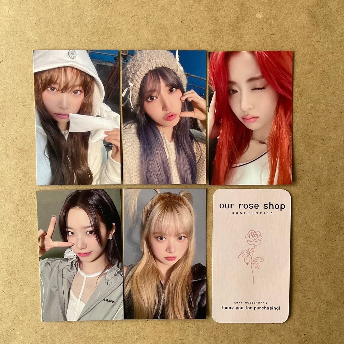 LE SSERAFIM Easy Official UMS Universal Music Lucky Draw LD JP