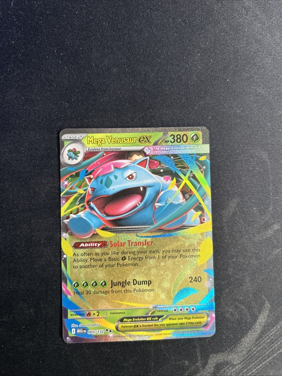 Pokemon TCG English Mega Venusaur EX (Mega Evolutions 2025) 003