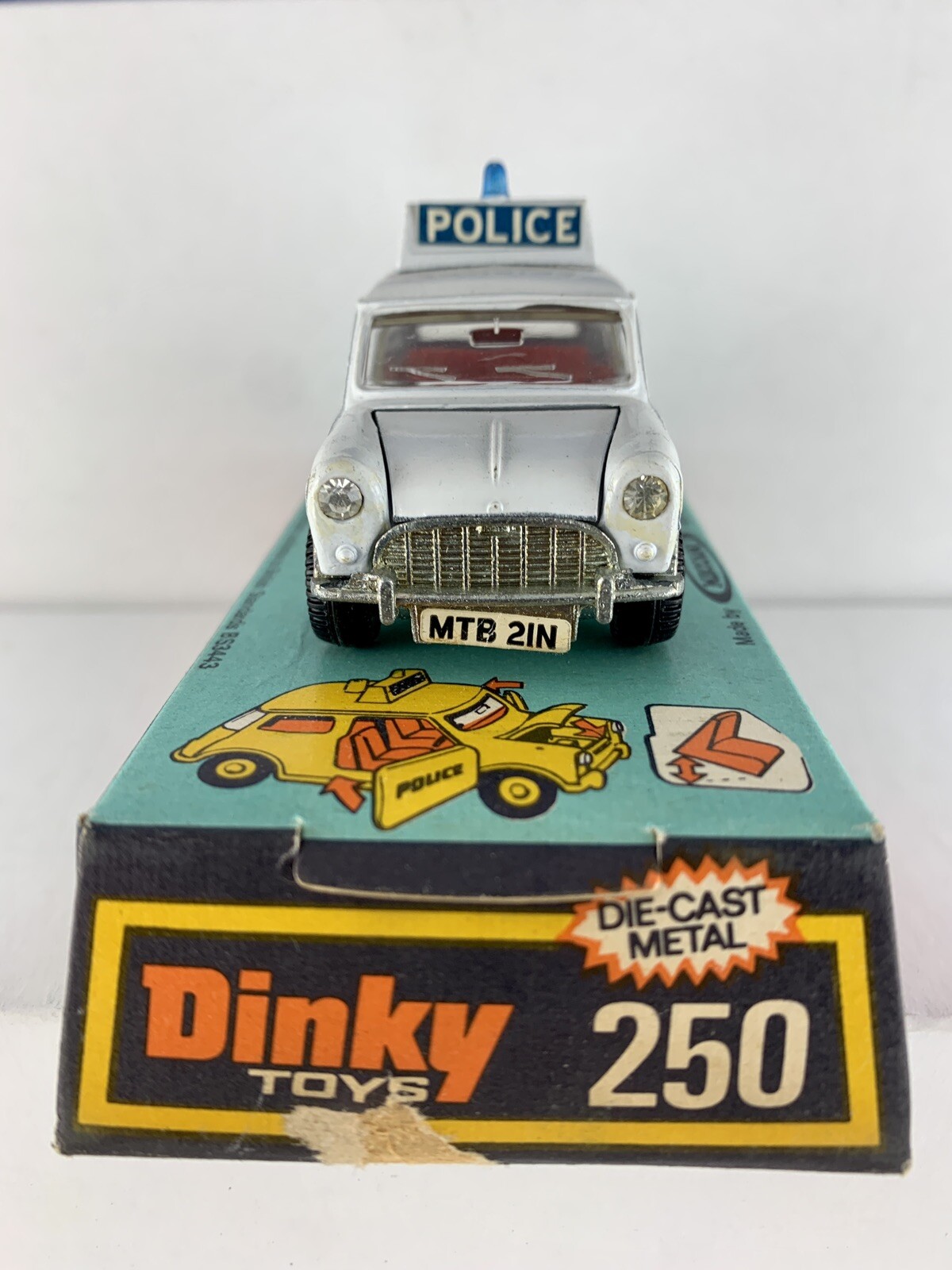 Dinky 250, Mini Cooper S Police Car - Free Price Guide & Review