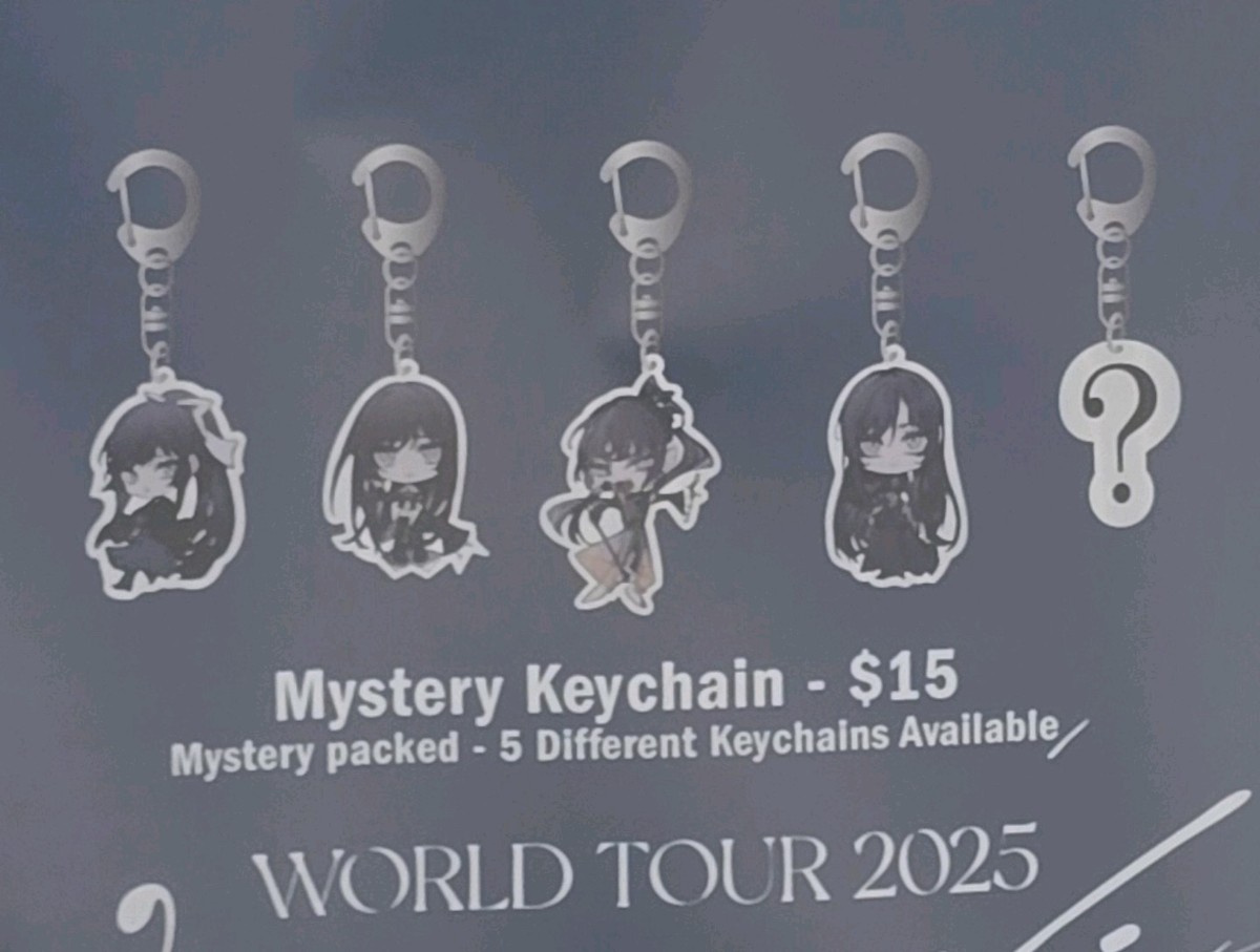 Ado Hibana 2025 Full Keychain Set (All 5 Designs) – Complete Tour