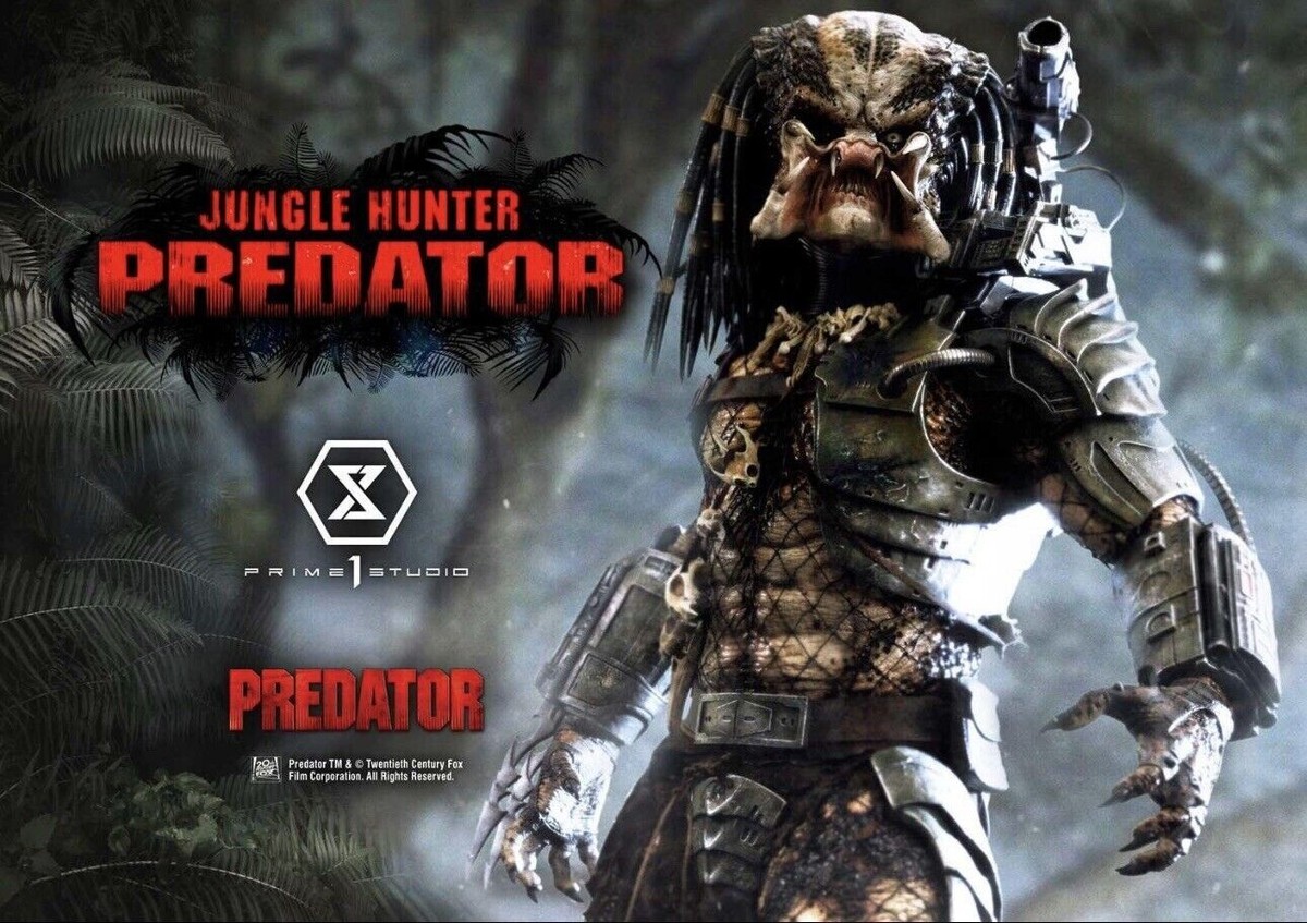 SIDESHOW EXCLUSIVE PREDATOR JUNGLE HUNTER DELUXE VERSION - PRIME 1