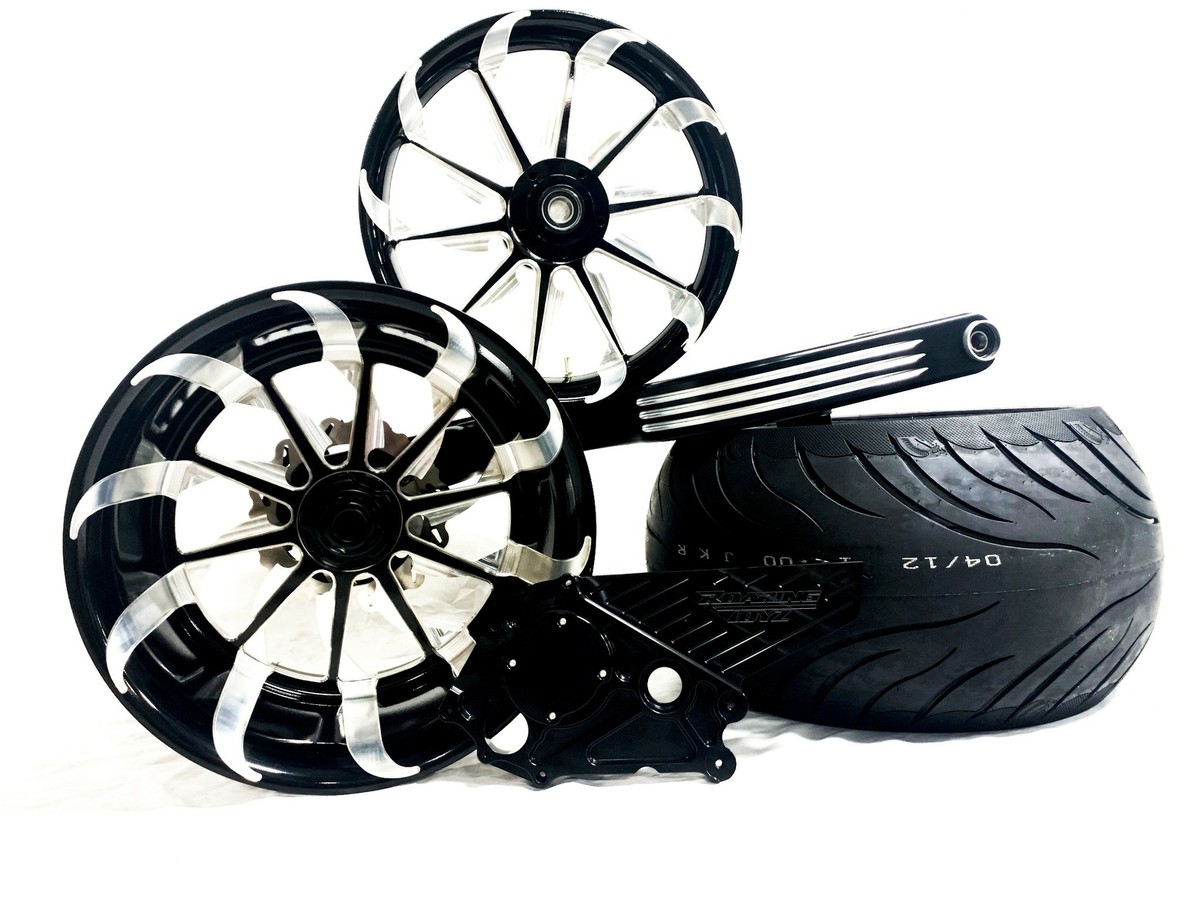 ZX-14 360 SINGLE SIDE OSD FAT TIRE KIT BLACK TORNADO 12-20